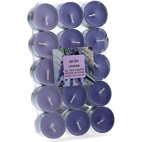 Bougies Lavande Magic Light Lot De 30, Parfum Lavande Relaxant - Magic Lights (1/2)