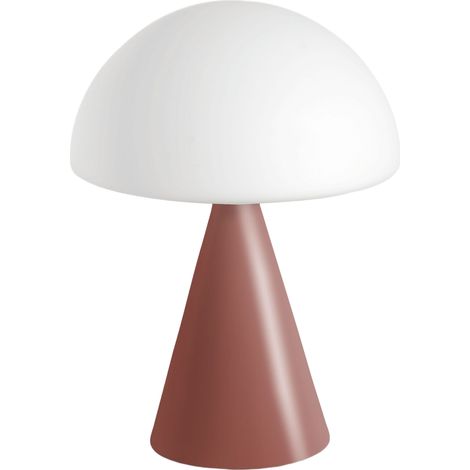 Lampe De Table Led Blip 7W Avec Commande Tactile Et Technologie Cct 2700K-4000K, Structure En Métal Et Verre Soufflé, Couleur Rouge - Blip (1/3)