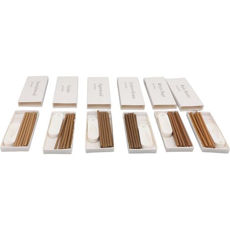 Multifunktionale Räucherstäbchen-Mischung, verschiedene Aromatherapie-Räucherstäbchen für Hochzeiten, Arbeit und Meditation (1/5)
