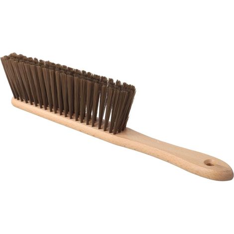 Brosse de ramonage avec manche en bois 36 cm, d'entretien cheminée (1/5)