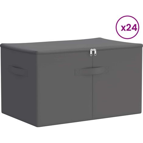 Maison Exclusive - Scatola di Stoccaggio 24 pz Tessuto non tessuto 60 x 43 x 35 cm (1/5)