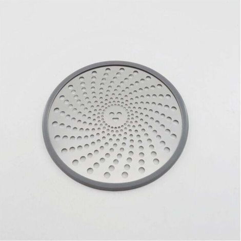 Duschablauf aus Edelstahl, Haarfänger, Filter, Abfluss, rostfrei, verstopfungsresistent, leicht zu reinigen, für Bad, Küche, Badewanne – Silber