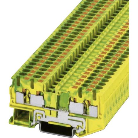 Phoenix Contact 3211809 Morsetto triplo di protezione 6.2 mm Rapido Verde, Giallo 1 pz. (1/2)