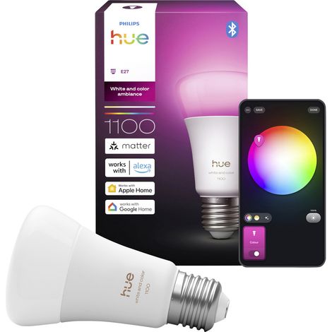 Philips  LED-Leuchtmittel 929003853501 EEK: D (A - G) Hue White & Col. Amb.
