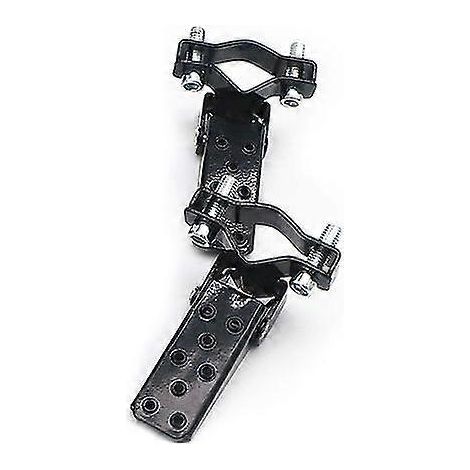 2 Paar klappbare Fußrasten aus Metall für Motorräder, Roller und Fahrräder, Klemm-Achsenpedale, universelle klappbare Fußstützen 25 mm 30 mm