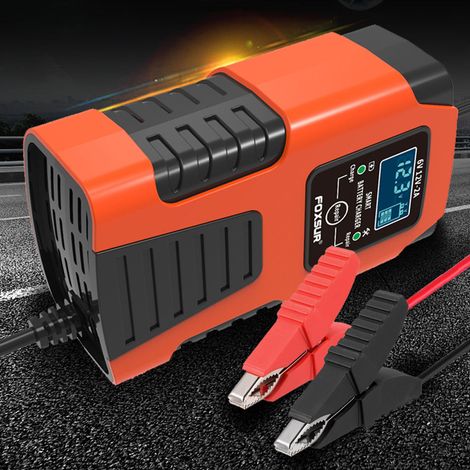 [JAMAIS UTILISÉ]Chargeurs de batterie de voiture 6V/2A 12V/2A, chargeurs intelligents entièrement automatiques, chargeurs de maintien de charge portables, désulfateurs de batterie pour voiture et moto