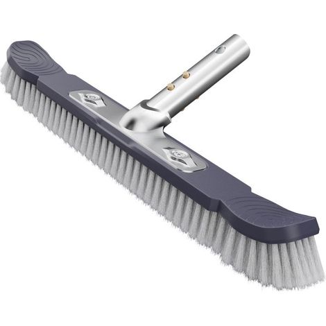 Brosse poils nylon PVC PoolStyle avec embout métal