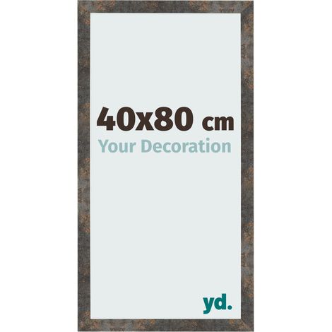 yd. - Cadre photo 40x80 - Metal Oxyde - MDF - Bologna
