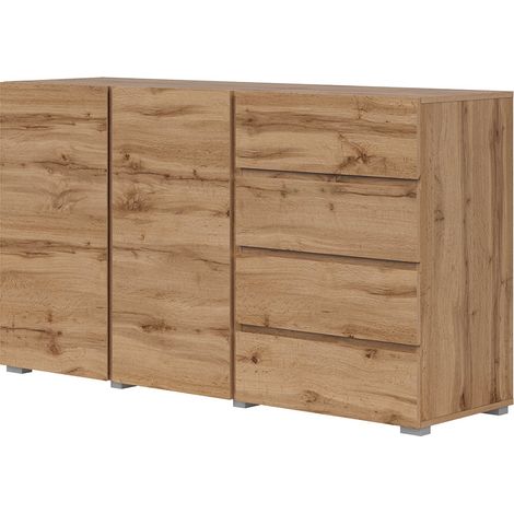 Aparador 2 puertas 4 cajones Maxis Madera (1/5)