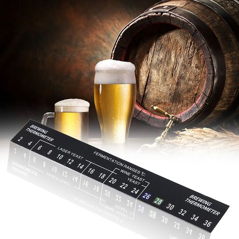 Autocollants thermométriques LCD auto-adhésifs pour le brassage maison (1/5)