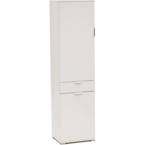 Armadio 2 ante con cassetto centrale in nobilitato bilaminato Linea Classic - Legno naturale (1/5)