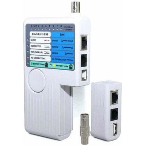 Testeur de câbles réseau RJ11 RJ45 USB BNC pour câble suivi UTP STP LAN