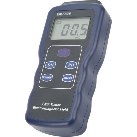 Détecteur de rayonnement électromagnétique EMF, mesureur de champ à basse fréquence avec écran LCD, testeur de champ électromagnétique portable, compteur de champ magnétique et électrique. (1/5)