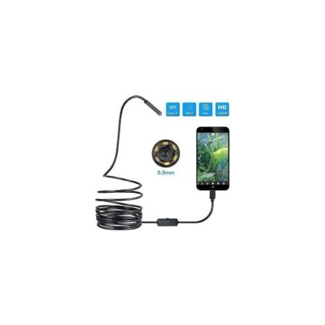 Tigrezy Endoscope sans fil 1080p Hd Wifi Endoscope Caméra d'inspection（5m)