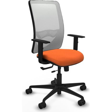 Silla piqueras y crespo Zulema naranja respaldo fijo confort (1/2)