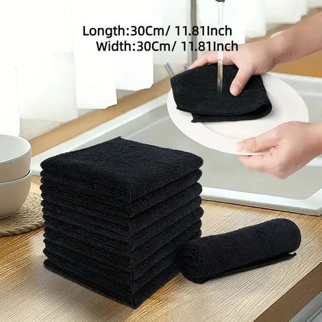 de chiffons nettoyage serviettes en microfibre multi-usages x cm Lot 12 30 (1/4)