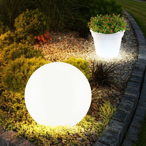 Etc-Shop – Lot de 2 lampes solaires LED pour pot de fleurs – Matériau plastique – IP44 – Hauteur 62 cm – Lumière blanche – Rechargeables par panneau solaire (1/5)