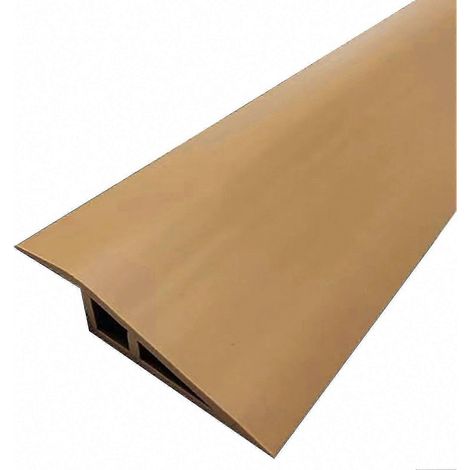 Ruban de transition de sol PVC imperméable adhésif 10/15mm, découpable, résistant à l'usure, universel pour passage de tapis à carrelage, seuil de porte (1/5)