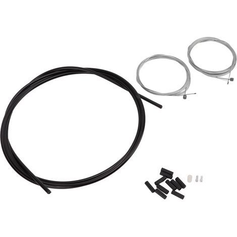 Gaine De Câble - Dérailleur Vélo - Universel Route Et VTT - 2 M - Acier Inoxydable Galvanisé - Kit Complet (1/5)