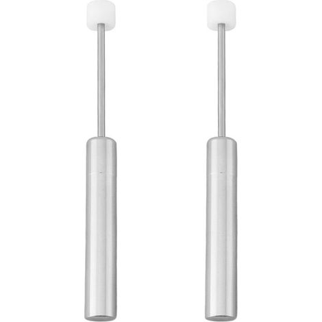 Lot de 2pcs Amortisseurs de Poubelle à Fermeture Douce 74x40x7,8 mm avec Couvercle en Acier Et Mécanisme en Plastique pour Poubelle de Cuisine (1/5)