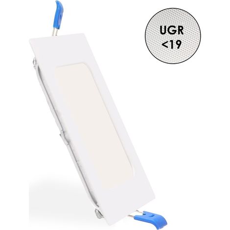 IluminaShop - Panel LED Cuadrado Serie Pro 6W CCT IP20  3000+4000+6000 (1/2)