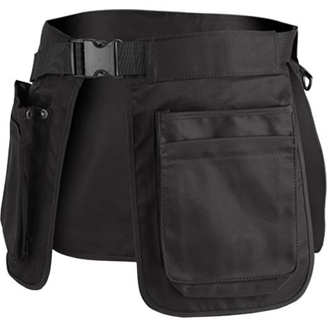 Sac-tablier de taille multipoches — Doté d'une ceinture réglable et d'une grande capacité de rangement idéal pour le jardinage, la coiffure, le nettoyage et la restauration. (1/5)