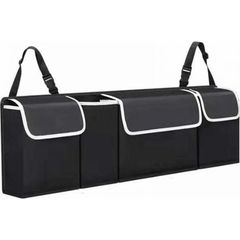 Car Trunk Organizer, Car Trunk Organizer, Multiple Pockets, Waterproof Foldable Space Saving Storage Bag, Suitable for SUV (1/5)