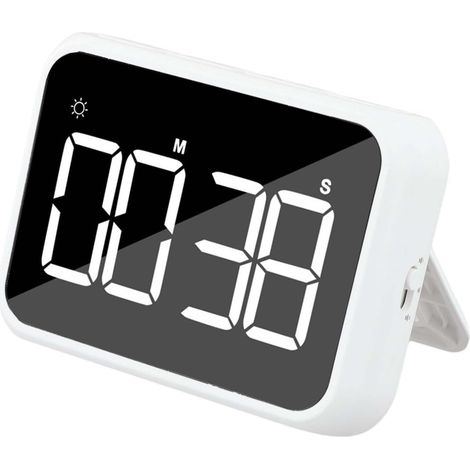 Minuteur électronique LED avec compte à rebours, chronomètre (1/5)
