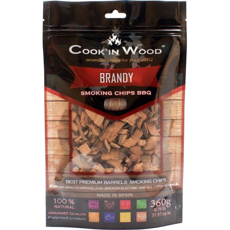 Cook In Wood - Virutas de Ahumado de Barrica de Roble de Brandy - 360g (1/2)
