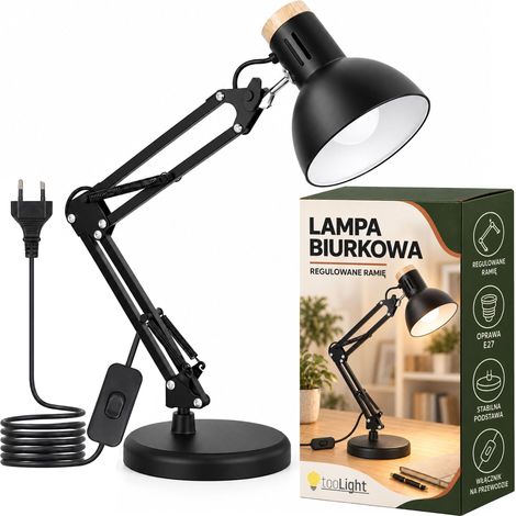 Toolight Desk Lamp Jnh044-1t Black (1/5)