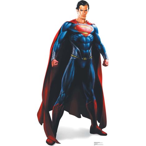 Figurine en carton Superman Man of Steel (Henry Cavill) Justice League Hauteur 187 CM