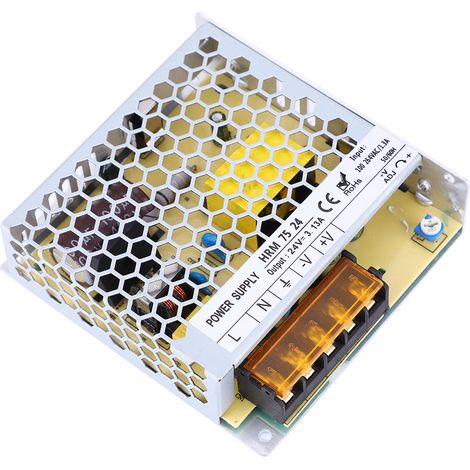 Alimentation ultra-plate 75W 24VDC 100264VAC pour bande LED intérieure, bloc d’alimentation à découpage fin. (1/5)