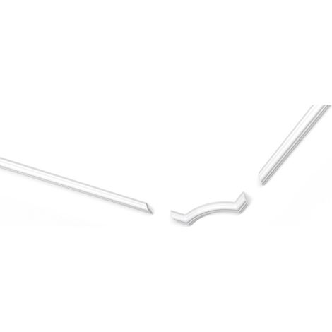 Kit éléments de coin NMC O16 NOMASTYL Noel Marquet Élement décorative design moderne blanc 4 pièces (1/3)