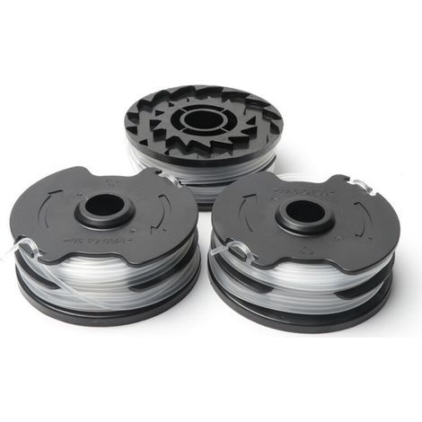 4 carretes de hilo de repuesto para desbrozadoras, hilo de nailon de repuesto para desbrozadoras LIDL Parkside, PRTA 20-Li A1, B2, C3, PRT 550 A1, A3, PRT 300 A1 - 2 x 4 m 1,6 mm (1/5)