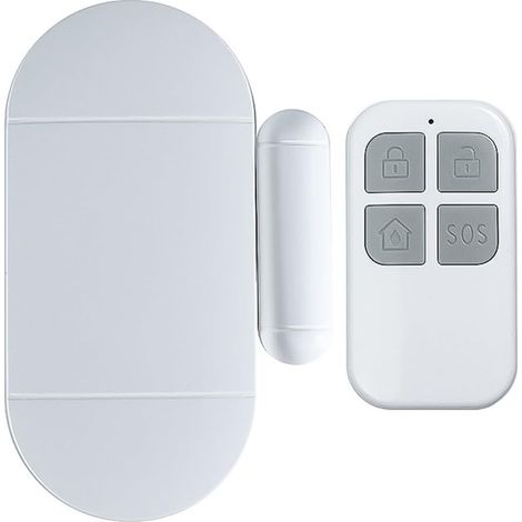Tür-Fenster-Alarmsensor mit Fernbedienung 130 dB – kabelloser magnetischer Poolalarm – Heimsicherheitssensoren – Alarm für Kinder und Sicherheitsgeschäfte