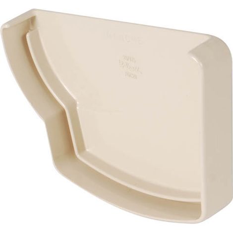 Nicoll – Raccord gouttière en PVC sable – Fond naissance gauche Ovation 28 – Système à coller – Certification ISO9001 (1/4)