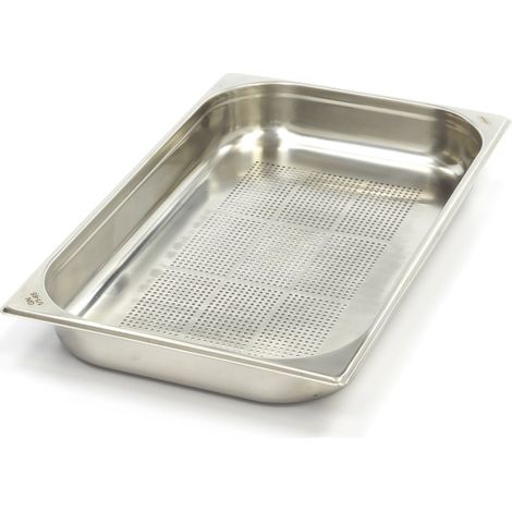 Bac gastronorme - GN 1/1 - Profondeur de 6,5 cm - Perforé - Maxima (1/3)
