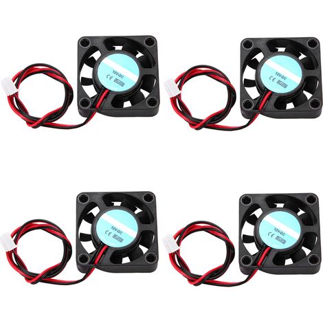 12V 7000RPM Lüfter für Makerbot 3D-Drucker - 4-teiliges Hochleistungs-Montageset, 6,7 CFM (1/5)