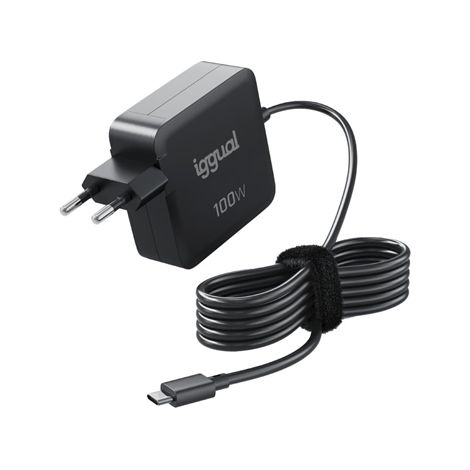 IGGUAL CARGADOR PD TIPO C PORTÁTIL Y MÓVIL 100W