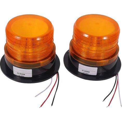 2 gyrophares stroboscopiques à LED pour camion, 12 V/24 V (1/5)