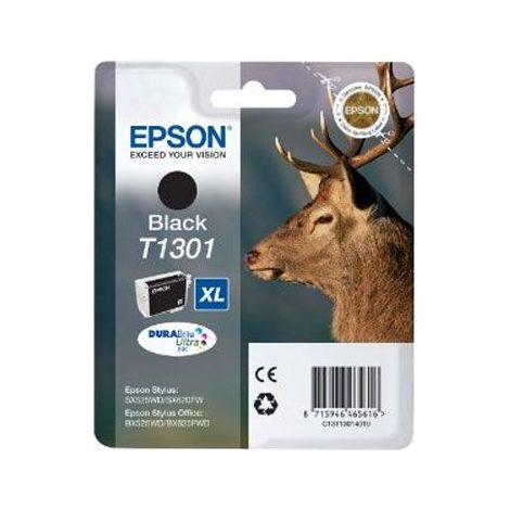 Cartouche Epson T1301 noire pour imprimante jet d'encre (1/5)