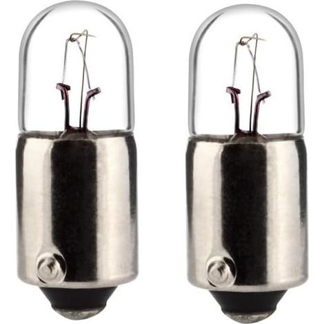 2x Ampoule BA9S 5W 24V camion fourgon voiture tracteur véhicule agricole réparation changement éclairage lumière