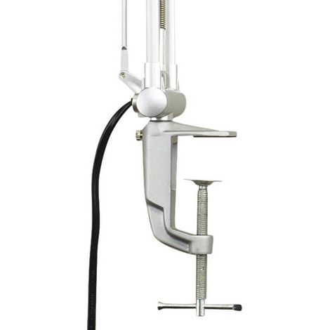 [GEBRAUCHT] B-Ware Maul Schreibtischleuchte Schwarz Silber Energiesparlampe E27 20 W