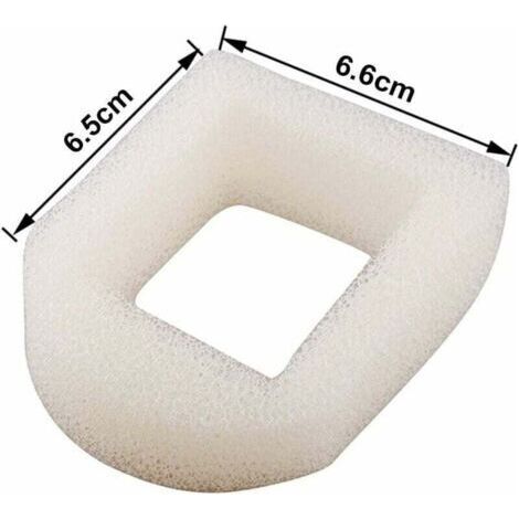 NALOOKAMIC Filtre en Mousse de Rechange Accessoire (Pack de 12) pour Fontaine à Eau pour Chat Chien Animaux- Compatible avec Fontaines en Céramique et Fontaines Drinkwell 360 en Acier