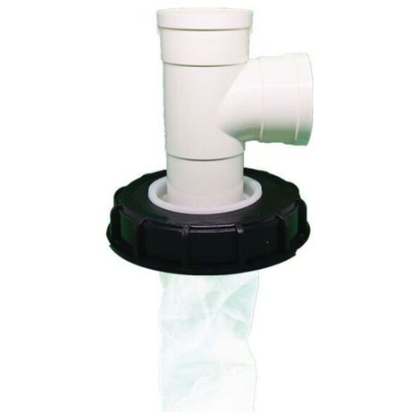 IBC-Tankdeckel mit waschbarem Nylonfilter für 1000-Liter-IBC-Regenwassertanks, IBC-Deckelfilter, IBC-Tankzubehör, Nylon-Regenwasserfilter (vertikales T-Stück) (1/5)