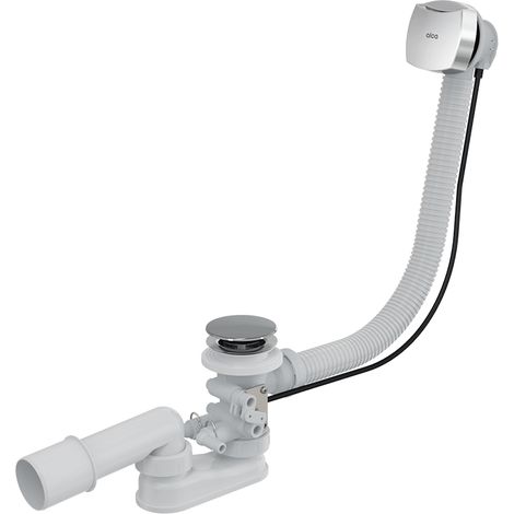 Alcadrain A566 Kit de vidange et de trop-plein pour baignoire hydromassante, chromé (1/3)