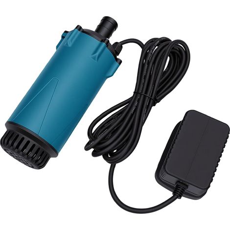 Tauchpumpe, kabellos, 21-V-Batterie nicht enthalten, 20 mm Auslassdurchmesser, 120 l/h Fördermenge, separates Batteriefach, für die Gartenbewässerung (1/5)
