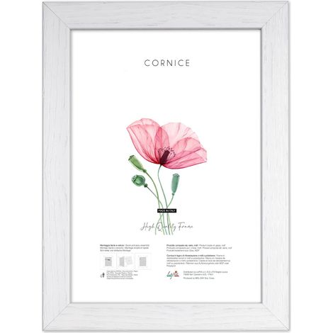Cornice Shabby Chic Lupia 50 x 70 cm bianco