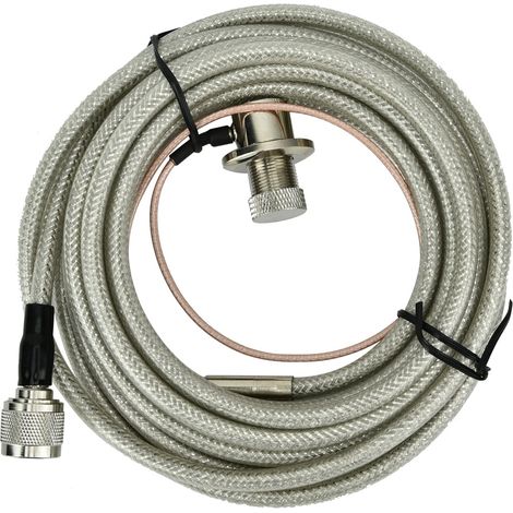 Connecteur N Mâle Vers Femelle - Câble Coaxial Haute Définition - Extension Sans Adaptateur - Pour Signal Vidéo Stable - 1 Pièce (1/5)