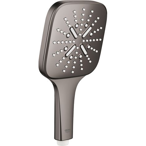 Grohe Soffione Rainshower Smartactive 130 Cube a 3 getti, grafite dura (26582A00)
